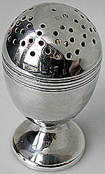 Antique silver wig-powderer