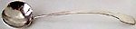 Curious fiddle pattern ladle