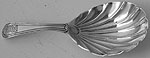 George III Old English Thread caddyspoon fluted bowl London 1794 Richard Crossley