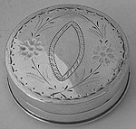 George III patch box Birmingham 1790 Samuel Pemberton