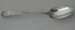 George III Old English bright-cut tablespoon London 1797 Peter Anne Bateman