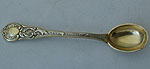 Victorian silver-gilt mustard spoon London 1851 C T Fox