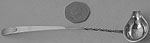 George III toddy ladle small twisted stem Birmingham 1825 Joseph Taylor