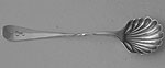 George III Hanoverian saltspoon twisted stem fluted bowl Edinburgh 1770 Alexander Gairdner