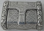 George III purse shaped vinaigrette Birmingham 1819 John Shaw