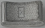 George IV engraved snuff box Birmingham 1823 Joseph Wilmore