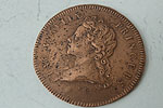 James II medal 1697 copper partial eclipse Norbert Roettier