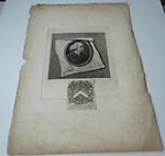 Bookplate portrait Treadway Nash 1793 c. 1750