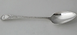 George III Brightcut tablespoon Guernsey circa 1790 Jean Le Page