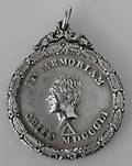 Antique silver school medal