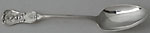 Victorian Scottish rococo end King's teaspoon private die Graham Glasgow 1838 Robert Gray and Sons