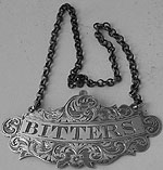 Victorian wine label BITTERS London 1862 Charles Boyton