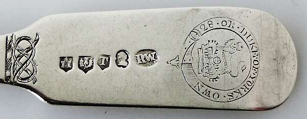 Engraving on Wake fork