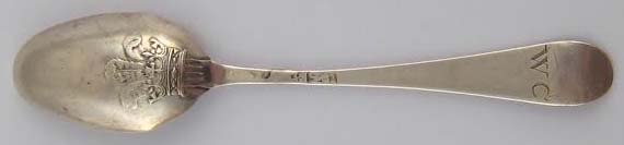 Teaspoon with Prince of Wales feathers
